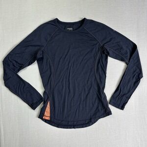 Icebreaker 200 GT Base Layer Top New Zealand Merino Wool Women Size M Grey Gorp